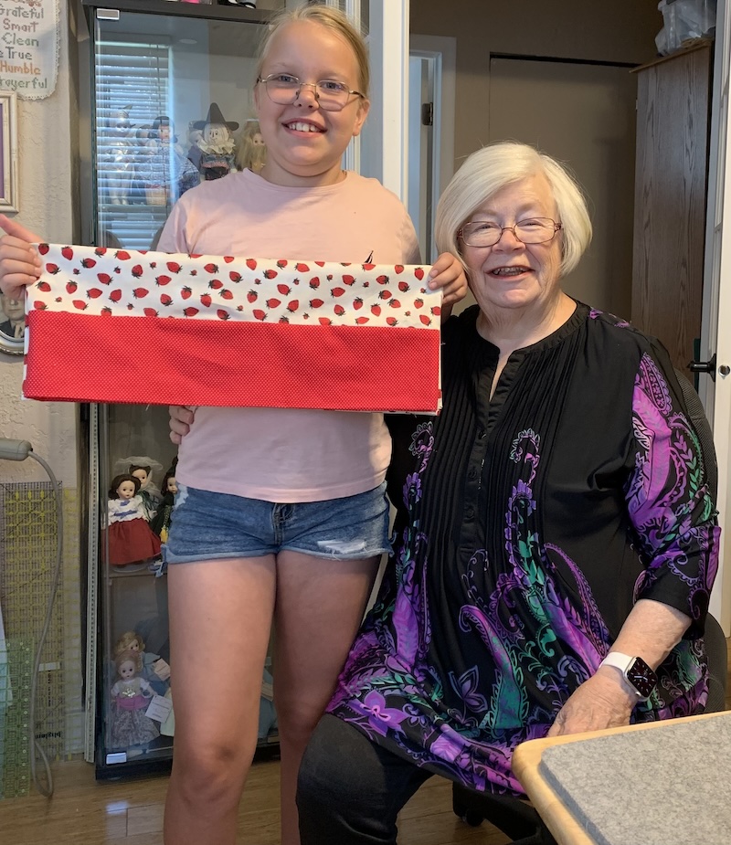 Photo of Leona, sewing instructor